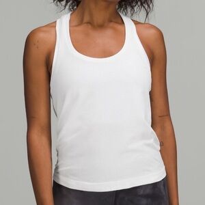 Lululemon White Swiftly Tech Racerback Tank Top